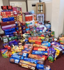 Post 16 food bank collection