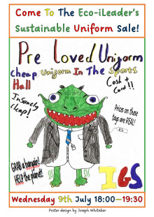 IGS Uniform Sale Poster 2025