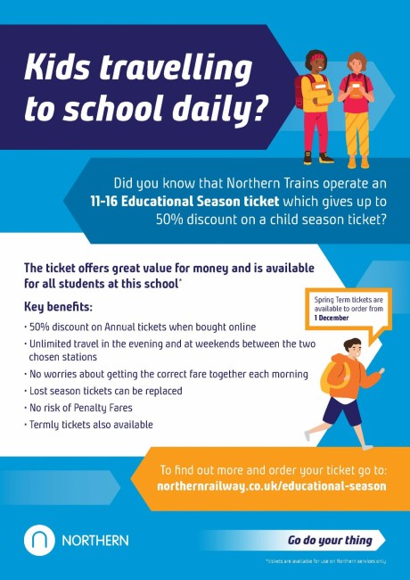 Transport Education Season Ticket poster