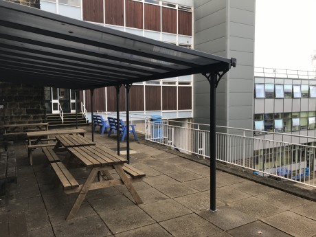 PTA Funded Benches & Awning 2