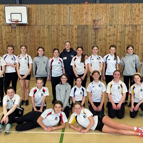 Leeds Rhinos Netball Paige Kindred at IGS (7)