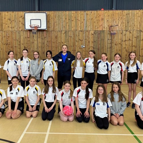 Leeds Rhinos Netball Paige Kindred at IGS (8)