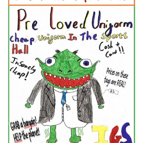 IGS Uniform Sale Poster 2025