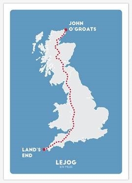 LEJOG route